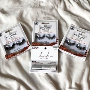 NEW! Eylure London Definition Lashes & Kiss Lash Couture Adhesive Set
